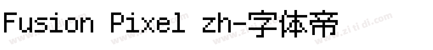 Fusion Pixel zh字体转换